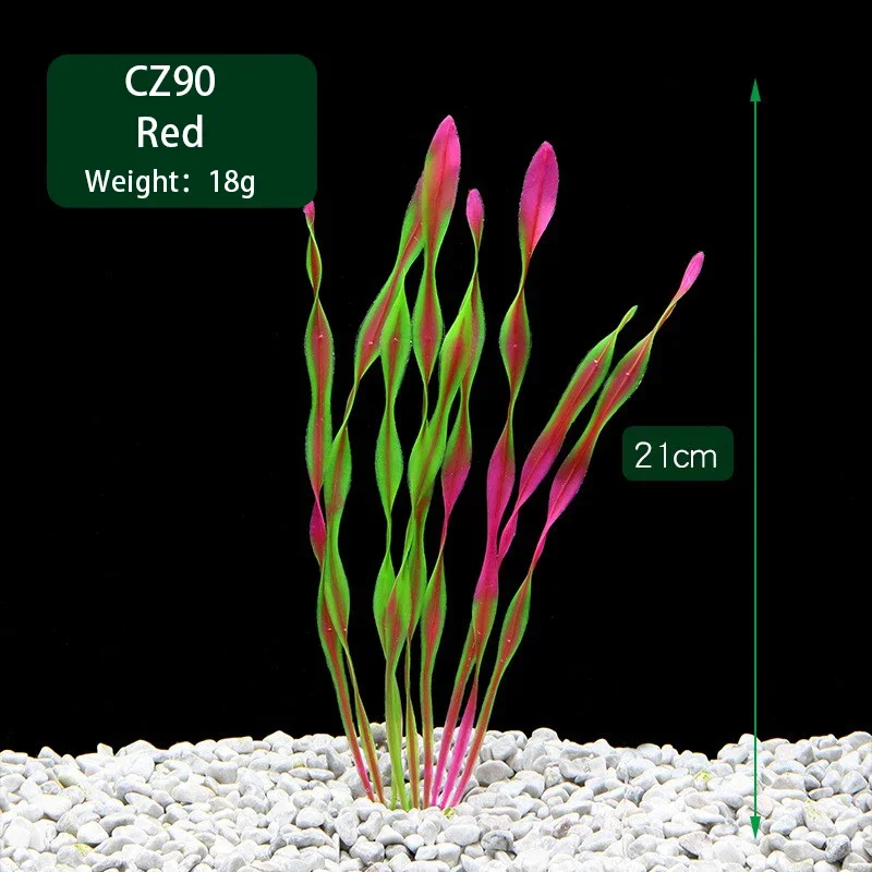 Aquarium Plant Violet - Plantes aquatiques artificielles de décoration d'aquarium,
