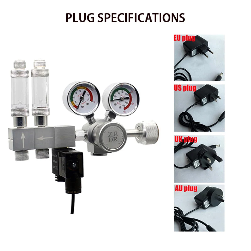 Planted Aquarium Co2 - Régulateur de CO2 pour aquarium, vanne