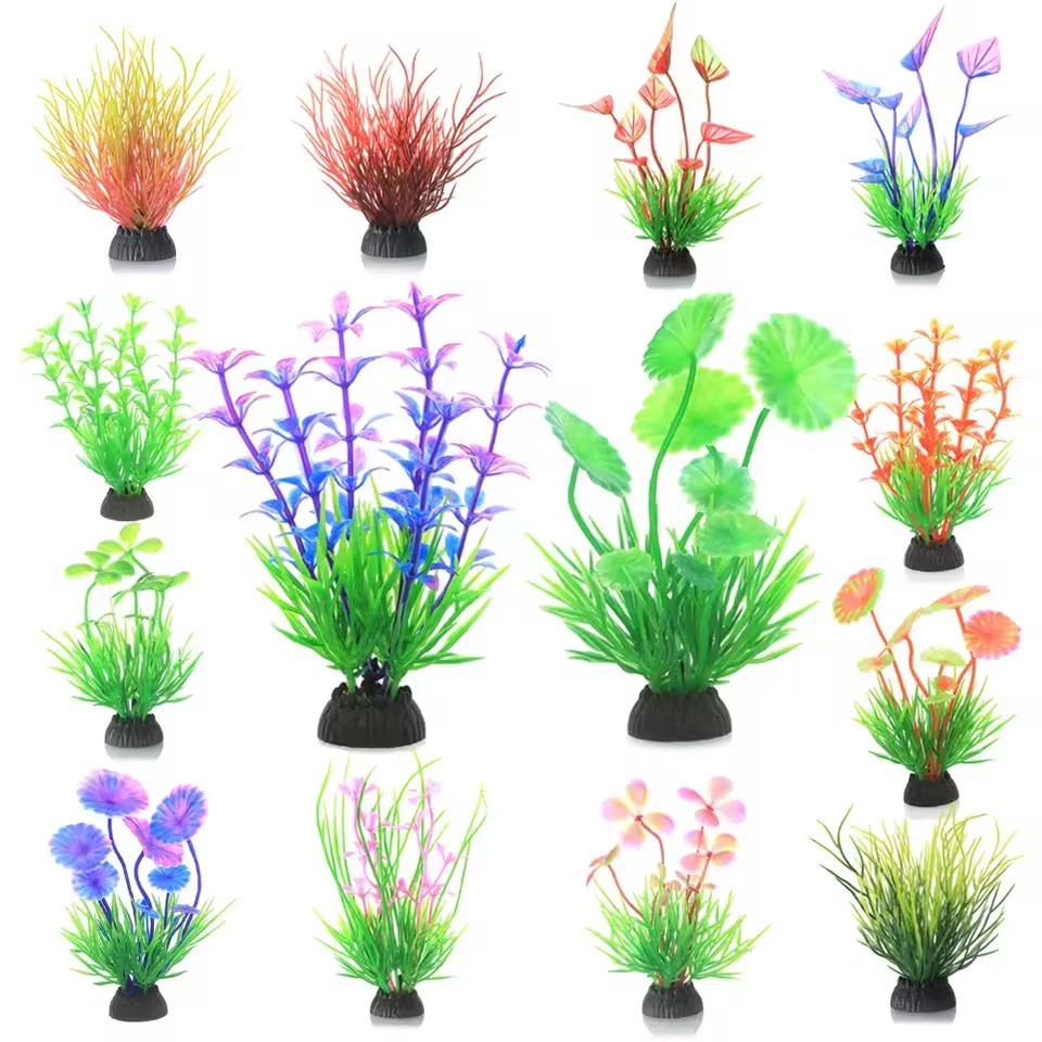 Plantes sous-marines artificie - Aquarium Plant Violet avis et prix