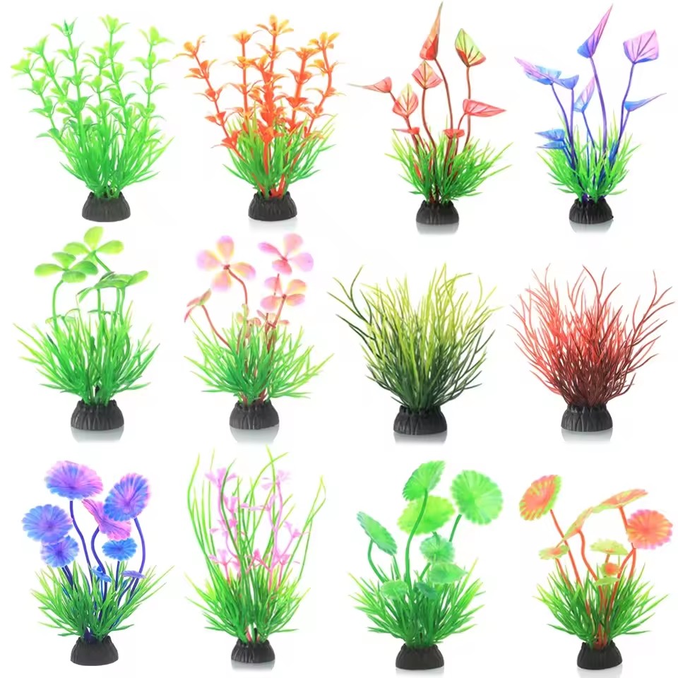 Plantes sous-marines artificie - Aquarium Plant Violet avis et prix