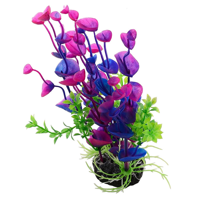 Fausse plante artificielle en  - Aquarium Plant Violet avis et prix