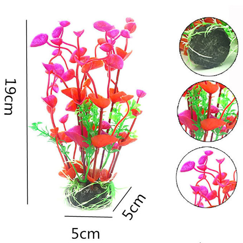 Fausse plante artificielle en  - Aquarium Plant Violet avis et prix