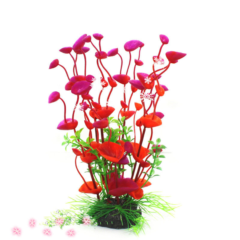 Fausse plante artificielle en  - Aquarium Plant Violet avis et prix
