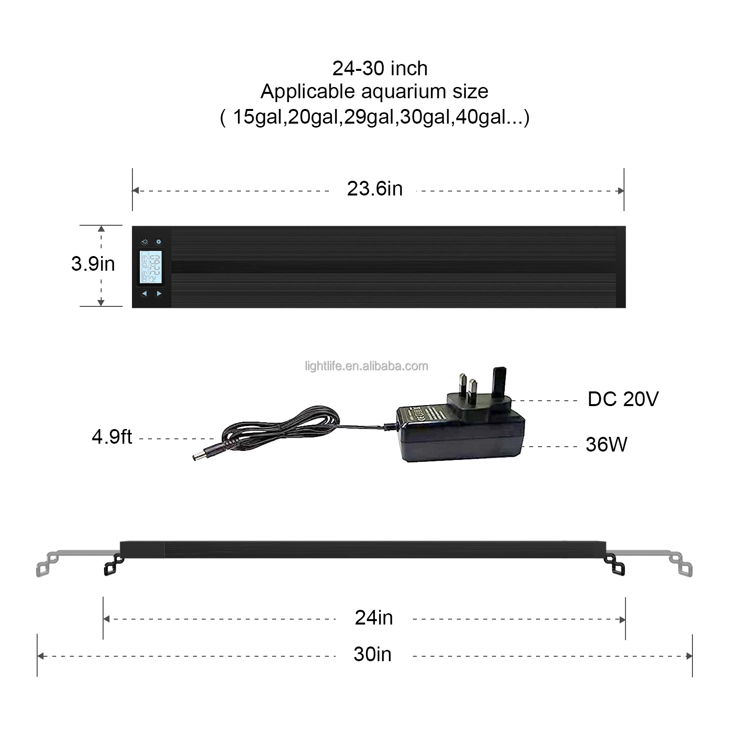 Lampe LED pour aquarium à spec - Aquarium Plant Uk avis et prix