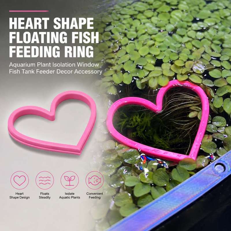 Anneau flottant en forme de cœ - Aquarium Plant Rings avis et prix