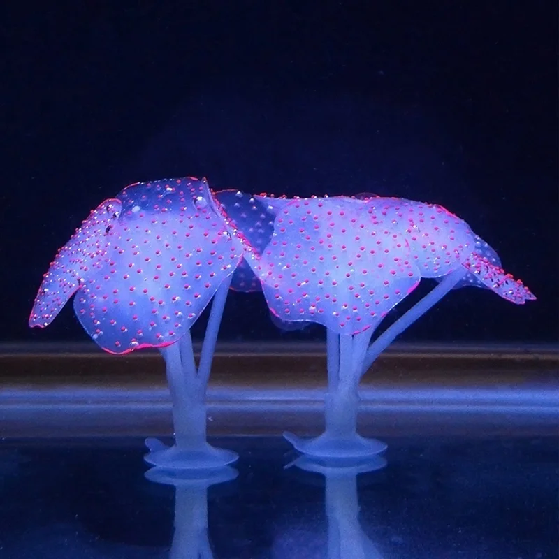 1 pièces coloré Silicone artif - Aquarium Plant Violet avis et prix
