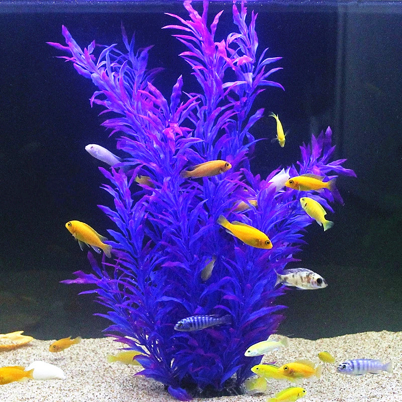 Plantes artificielles pour aqu - Aquarium Plant Violet avis et prix