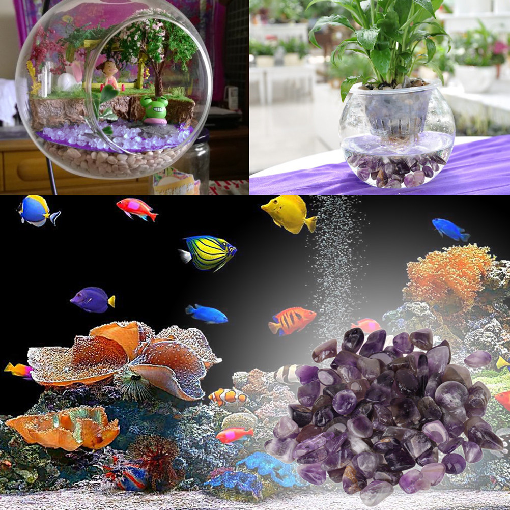 4 pièces de gravier de cristal - Aquarium Plant Violet avis et prix