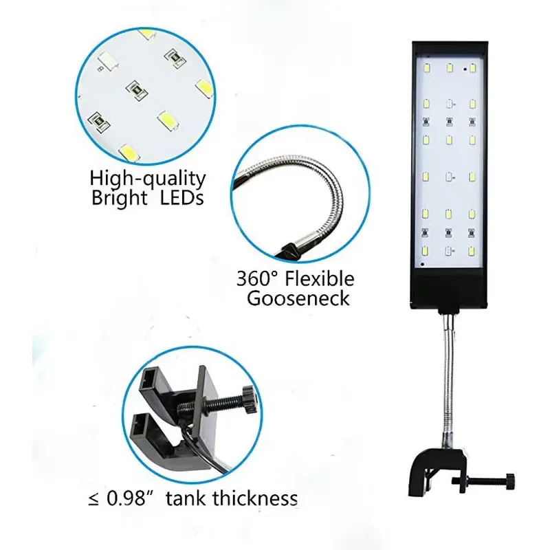 Tuyau métallique réglable, ins - Aquarium Plant Easy To Grow avis et prix